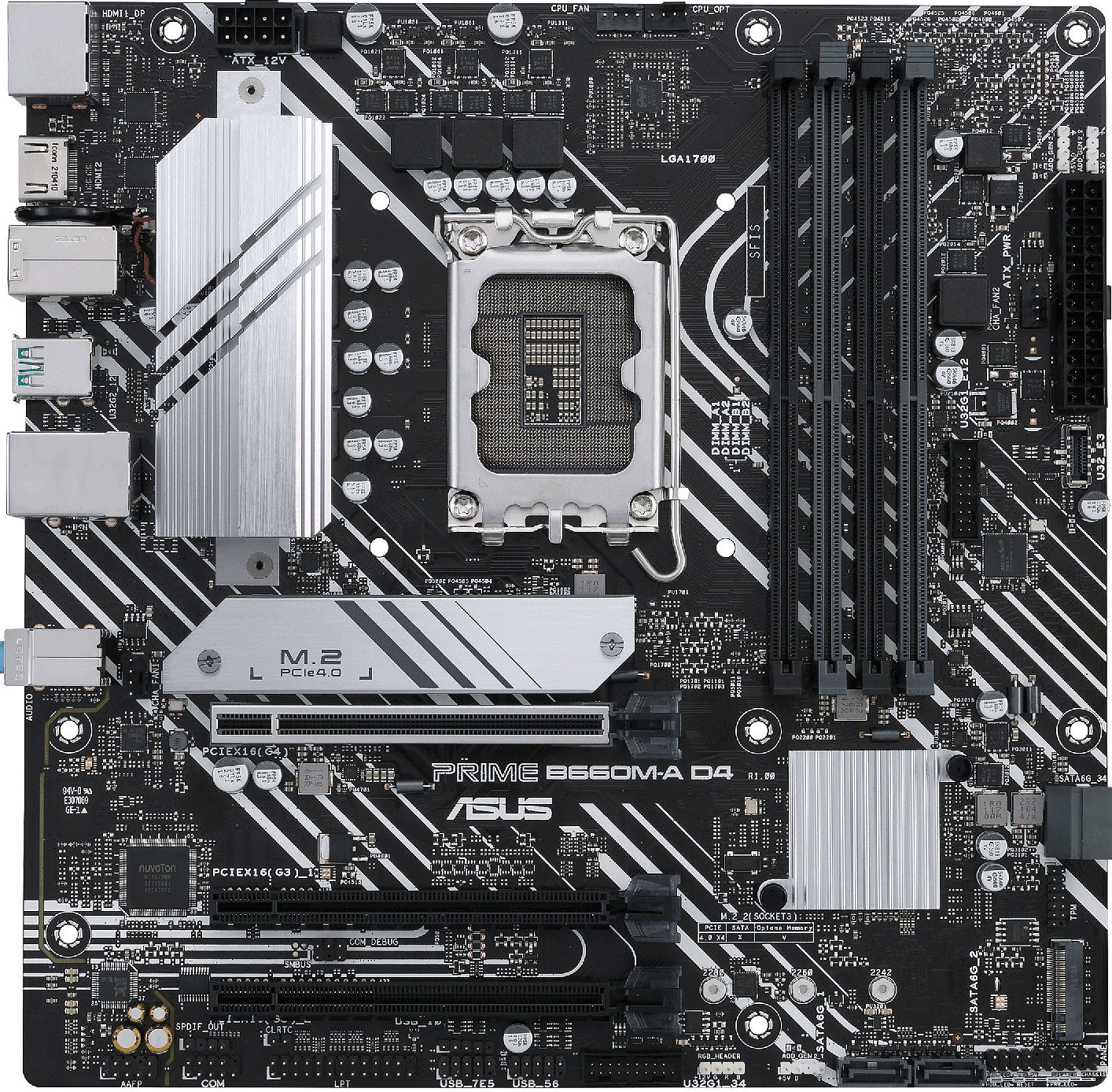 Asus MB Prime Intel B660 LGA1700 DDR4 Micro ATX Motherboard