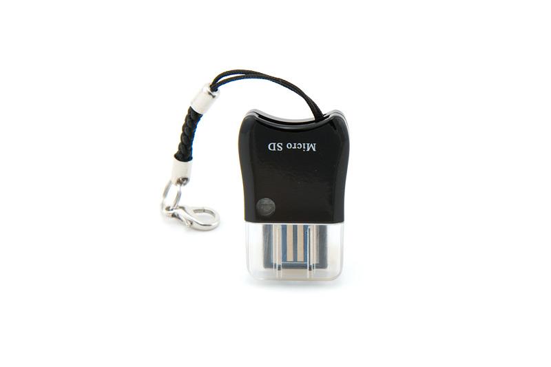 NEON microSD Flash card reader and USB Drive (Black)