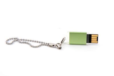 4GB NEON Turbo Slide HiSpeed USB2 Flash Drive ultra-compact (Green)