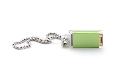 4GB NEON Turbo Slide HiSpeed USB2 Flash Drive ultra-compact (Green)