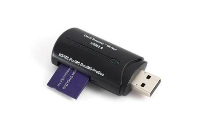 NEON 17-in-1 USB2.0 External Memory Stick Card Reader (Black)