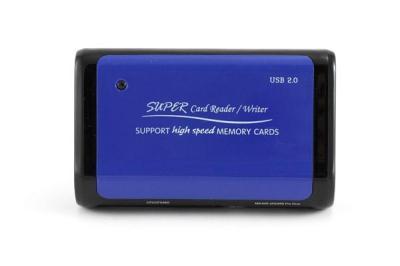 NEON 58-in-1 High-Speed USB2.0 Card Reader (Blue/Black)