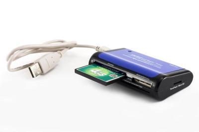 NEON 58-in-1 High-Speed USB2.0 Card Reader (Blue/Black)