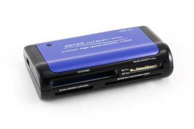 NEON 58-in-1 High-Speed USB2.0 Card Reader (Blue/Black)