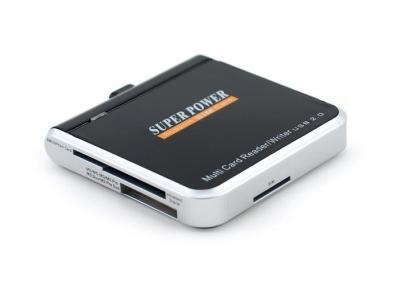 NEON All-in-one USB2.0 Card Reader + SIM card reader Black/Silver