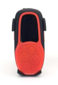 4GB NEON X200 Sporty MP3 Player and FM Radio (Red/Black with clip)