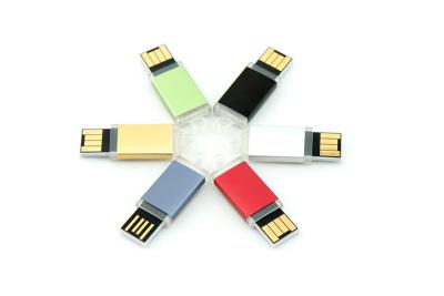 8GB NEON Turbo Slide HiSpeed USB2 Flash Drive ultra-compact (Green)