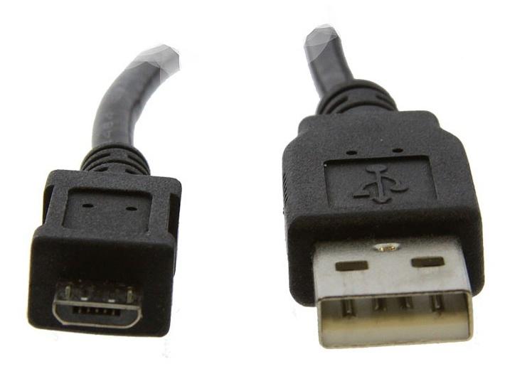 Micro USB to standard USB cable - 28cm length