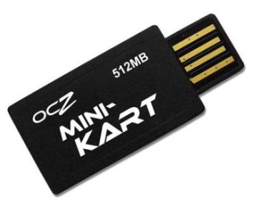 Clé USB OCZ Mini Kart 1 Go – Ultra Fine – Neuve Sous Emballage D'origine