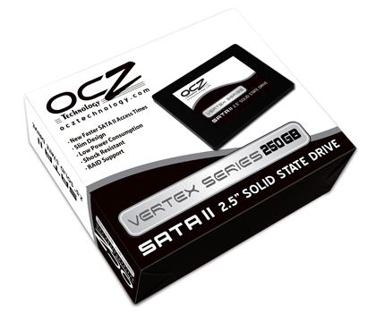 120GB OCZ Vertex Series SATA II SSD Solid State Disk (250-180MB/sec read/write speed)