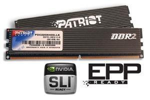 2Gb Patriot DDR2 PC2-6400 800MHz CL4 Extreme Performance Dual Channel kit