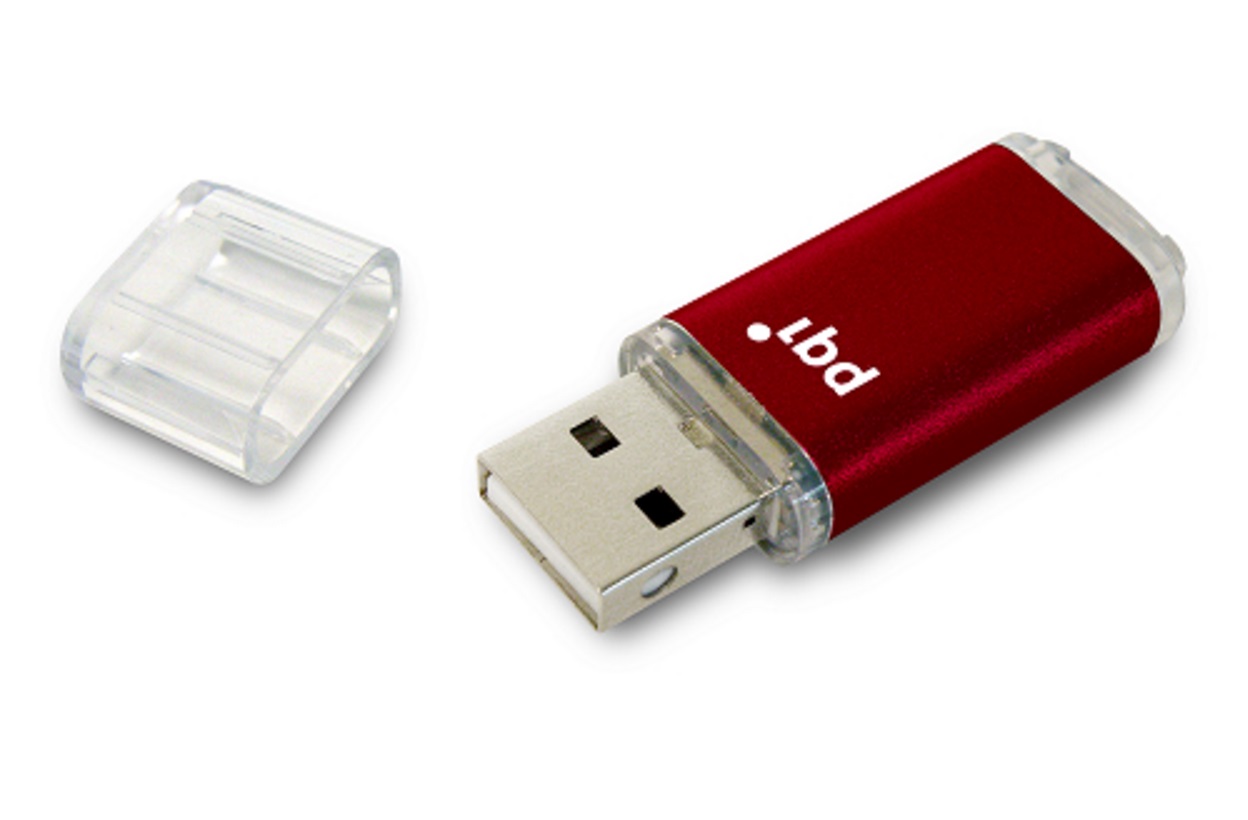 128GB PQI U273V Traveling Disk USB Flash Drive - Red - USB3.0
