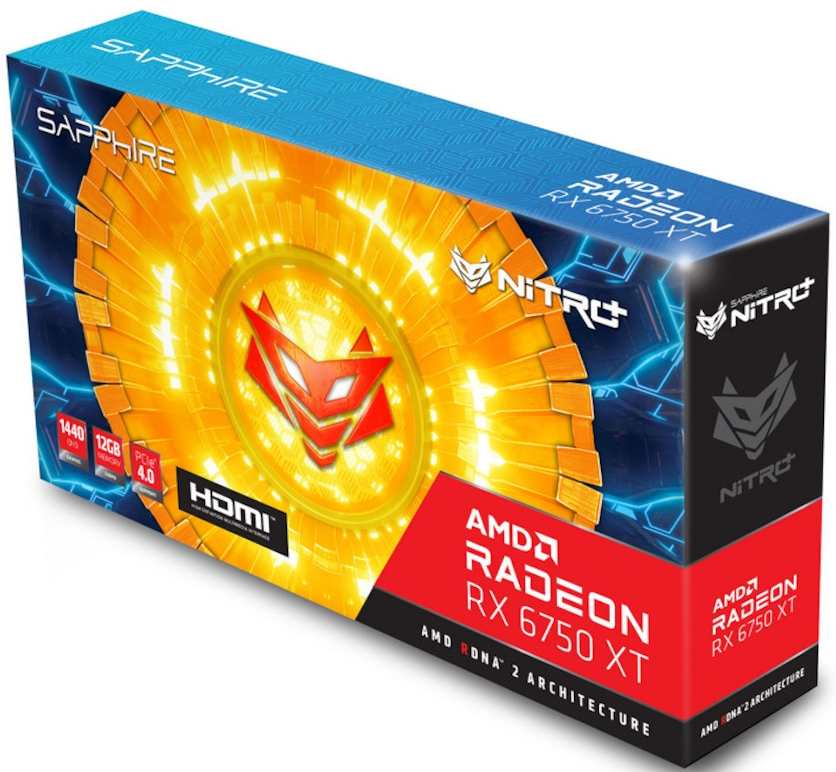 Sapphire Gaming NITRO+ AMD Radeon RX 6750 XT 12GB GDDR6 Graphics Card