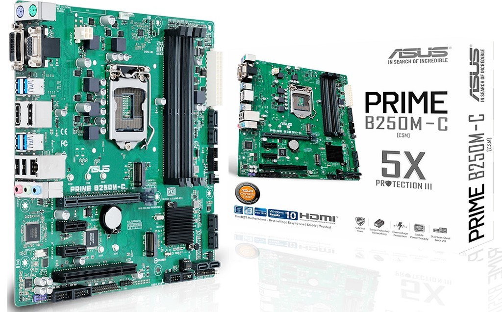 Asus Prime  Intel B250 DDR4 Micro ATX Motherboard