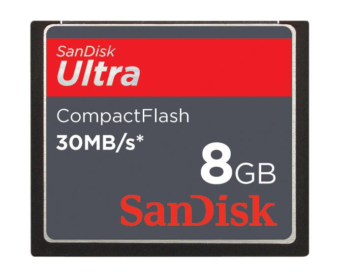8GB Sandisk Ultra 200X CompactFlash Card