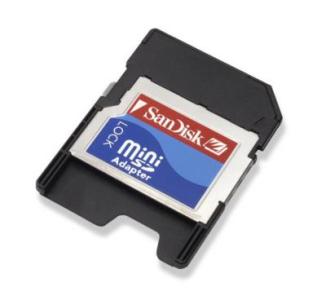 2Gb Sandisk miniSD Secure Digital card