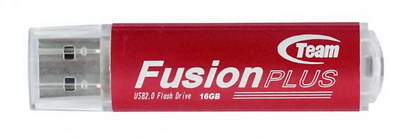 16GB Team Fusion Plus High-Speed USB2.0 Flash Drive F102+ (Red)
