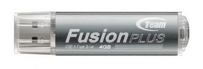 4GB Team Fusion Plus High-Speed USB2.0 Flash Drive F102+ (Grey)