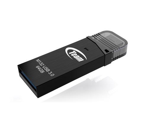 64GB Team M132 USB OTG Storage Drive (USB3.0 and micro USB) for Android devices