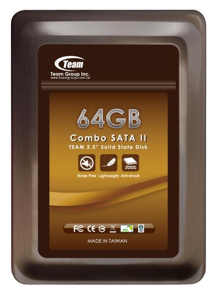 64GB Team Combo SSD Solid State Disk SATA II w/USB cable
