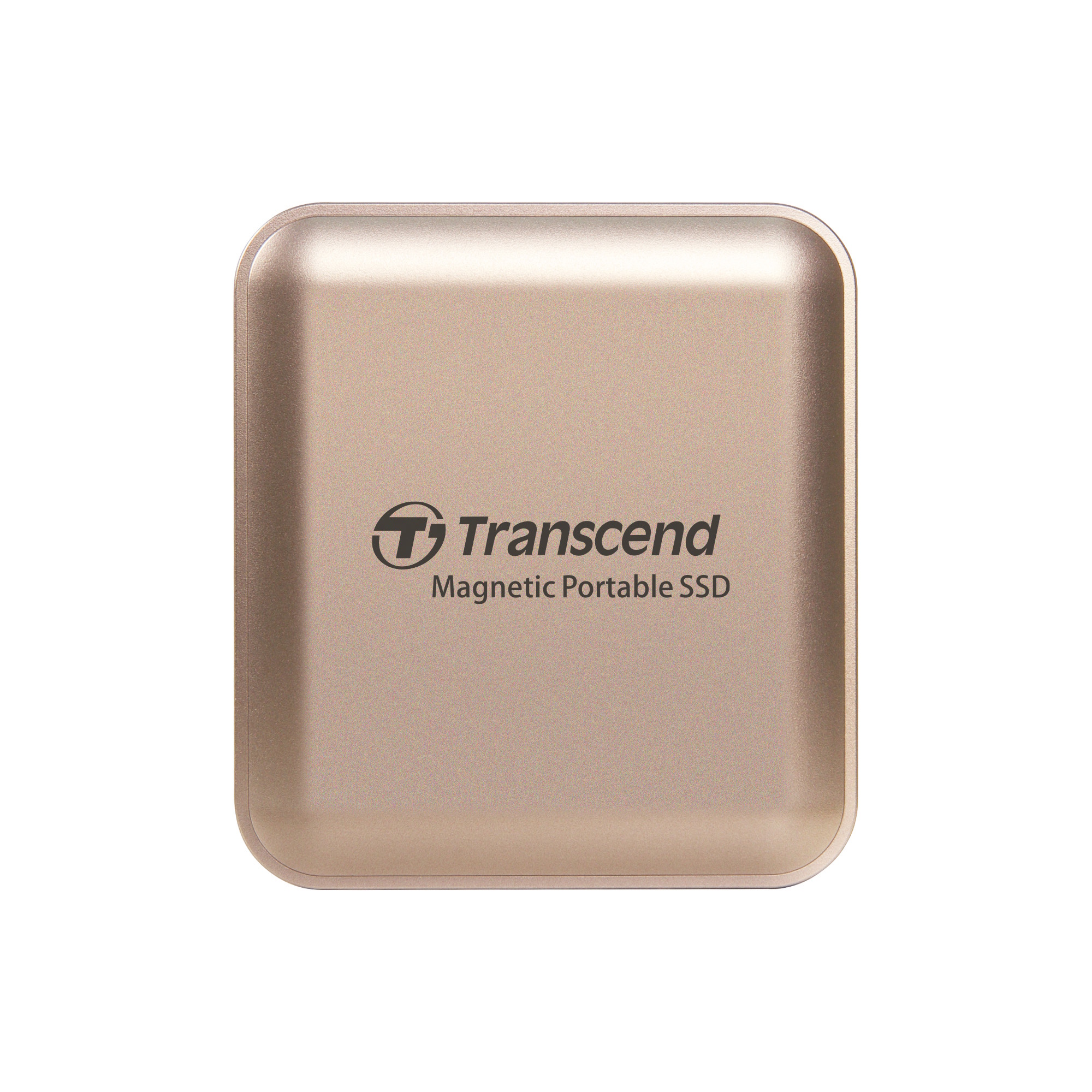 2TB Transcend ESD420 Portable Magnetic SSD USB 20Gbps Type-C Magsafe (Champagne Gold)