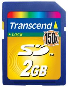 2Gb Transcend 150x Hi-Speed Secure Digital card