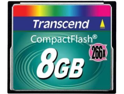 8GB Transcend 266x CompactFlash Memory Card