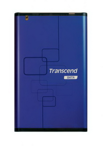 Transcend StoreJet External 2.5" SATA Hard Drive Enclosure, USB2.0 (Blue)