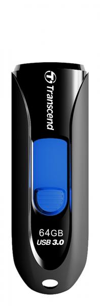 64GB Transcend JetFlash 790 USB3.0 Flash Drive - up to 90MB/sec - Retractable USB Connector