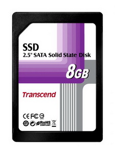 8GB Transcend 2.5" SATA Internal SSD Solid State Disk (SLC Flash)