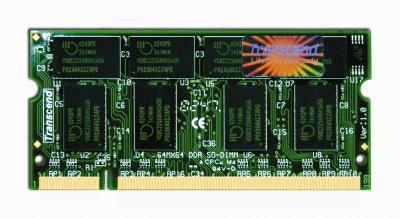 512Mb Transcend PC3200 DDR SO-DIMM DDR400 memory module