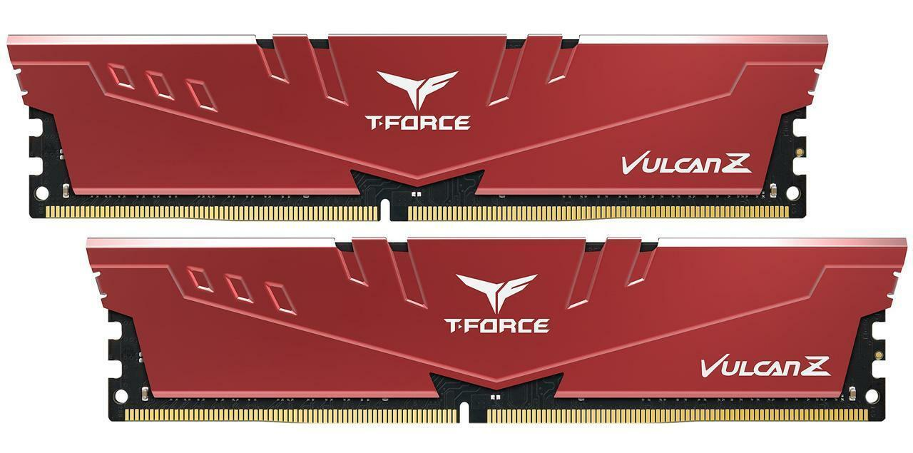 32GB Team Group Vulcan DDR4 3600MHz CL18 Dual Channel Memory Kit (2x16GB) - Red