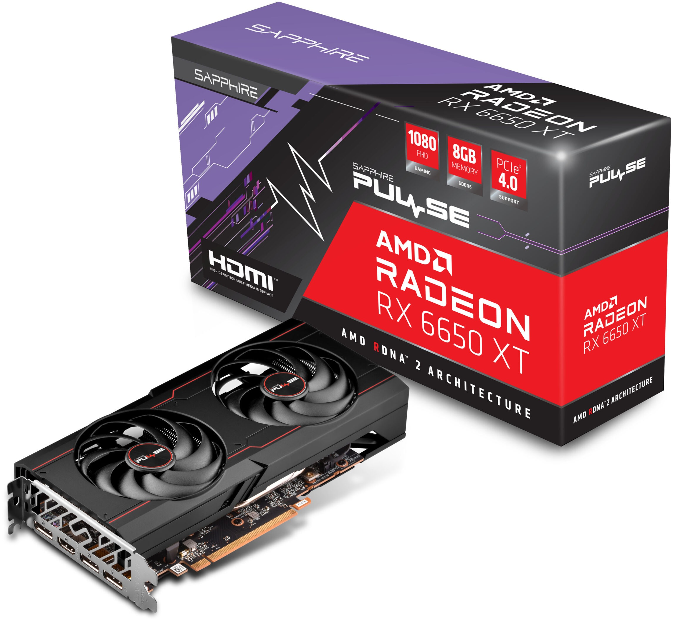 Sapphire Pulse AMD Radeon RX 6650 XT 8GB GDDR6 Graphics Card