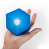 NGS Roller Cube LED 5W Wireless BT Speaker - Blue Image