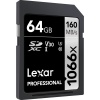 Lexar 64GB Professional 1066x UHS-I SDXC Memory Card (SILVER Series) Image