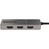 3 Port StarTech USB Type C To 3x HDMI Multi Monitor Adapter Hub