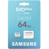 64GB Samsung EVO Plus UHS-I Class 10 Micro SDXC Card Image