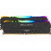 16GB Crucial Ballistix RGB 3600MHz PC4-28800 CL16 1.35 V DDR4 Dual Memory Kit (2 x 8GB) - Black