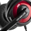NGS USB Gaming Headphones with Microphone - Black/Red  Image