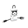 Star Wars TLJ StormTrooper KeyLine Lightning Cable 22cm Image