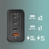 NGS Bud 240W USB-C + USB-A Power Adapter for Phones, Tablets and Laptops, EU Only Image