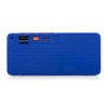 NGS Roller Flash LED Wireless BT Speaker with USB Port, MicroSD slot and FM Radio - Blue Edition Image