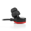 NGS Camaleon Sport Earphones, Water Resistant + Carry Case - Red Image