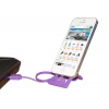 PQI i-Cable Charging and Sync Stand for Apple Lightning Devices - Blue Edition Image
