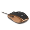 NGS Tick Wired Optical Gaming Mouse, 5 Buttons + Scroll Wheel - Gold Image