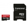 128GB Transcend Premium microSDXC CL10 UHS-1 Mobile Phone Memory Card with SD Adapter Image