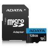 128GB AData Turbo microSDXC UHS-1 CL10 Memory Card w/SD adapter 85MB/sec Image