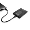 1TB AData Black HD650 Durable USB3.1 Portable Hard Drive Image