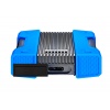 2TB AData HD830 Extreme Durable USB3.1 Portable Hard Drive - Aluminum/Silicone - Black/Blue Image