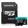 512GB AData Premier Pro microSDXC CL10 UHS-I U3 V30 A2 Memory Card with SD Adapter Image